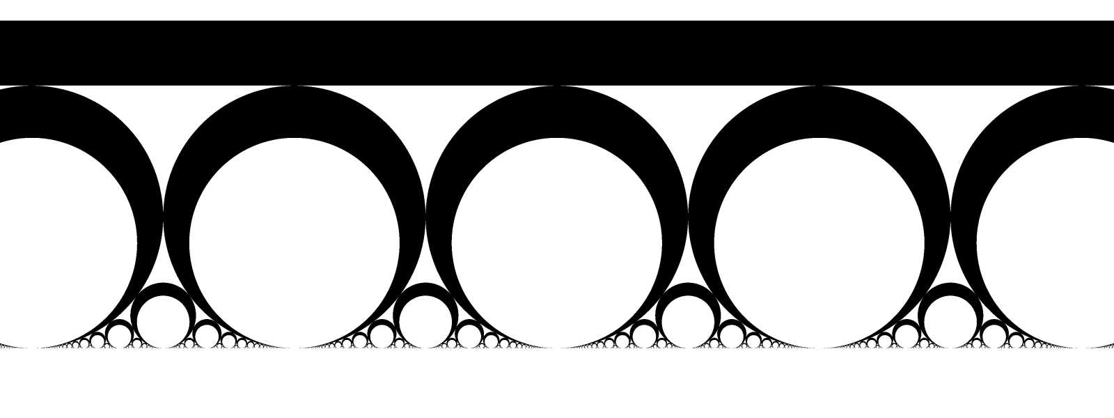 Vertical slice of Gaussian Ford spheres